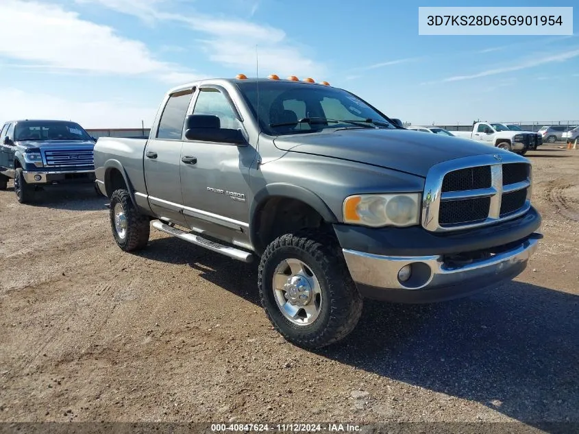 2005 Dodge Ram 2500 Slt/Laramie VIN: 3D7KS28D65G901954 Lot: 40847624