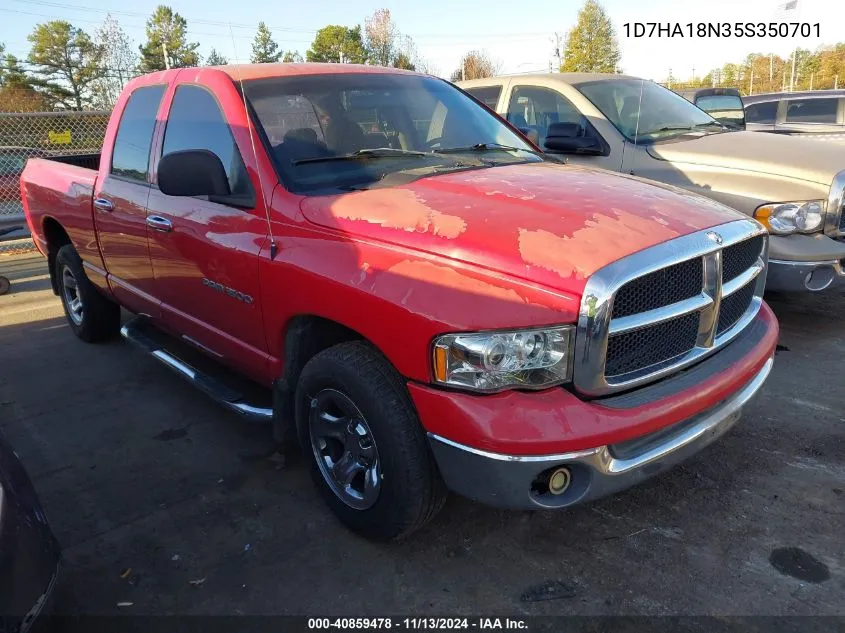 2005 Dodge Ram 1500 Slt/Laramie VIN: 1D7HA18N35S350701 Lot: 40859478