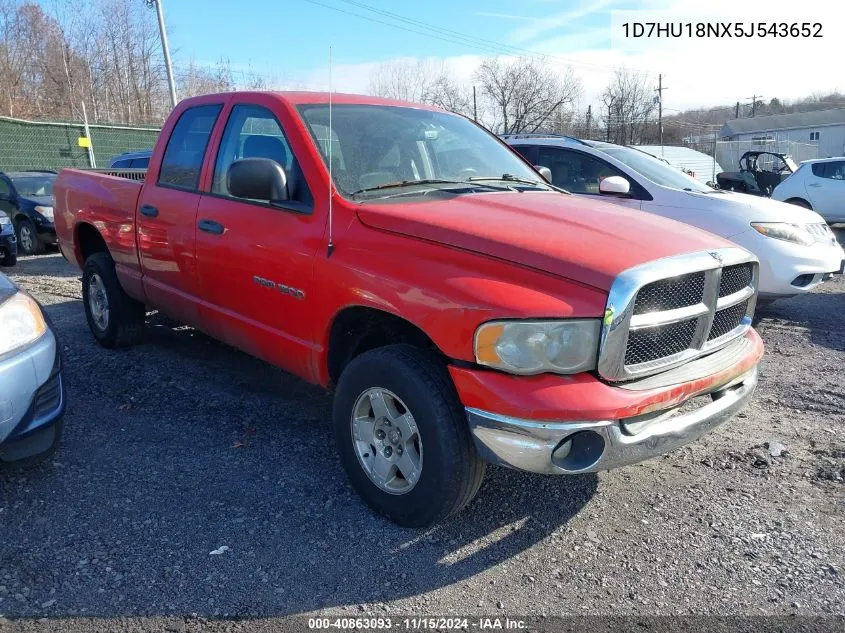 2005 Dodge Ram 1500 Slt/Laramie VIN: 1D7HU18NX5J543652 Lot: 40863093