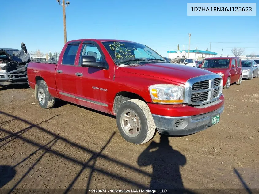 2006 Dodge Ram 1500 St/Slt VIN: 1D7HA18N36J125623 Lot: 12120674