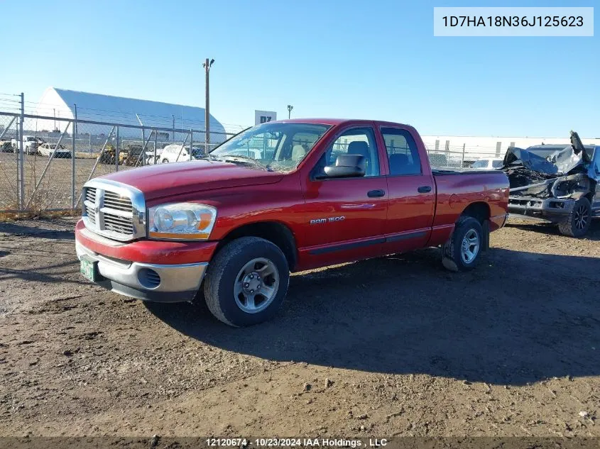 2006 Dodge Ram 1500 St/Slt VIN: 1D7HA18N36J125623 Lot: 12120674