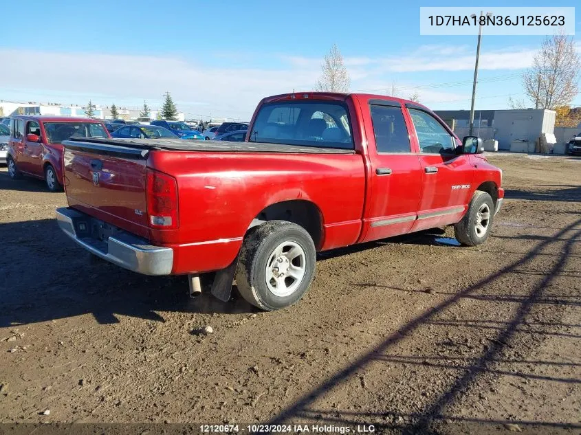 2006 Dodge Ram 1500 St/Slt VIN: 1D7HA18N36J125623 Lot: 12120674