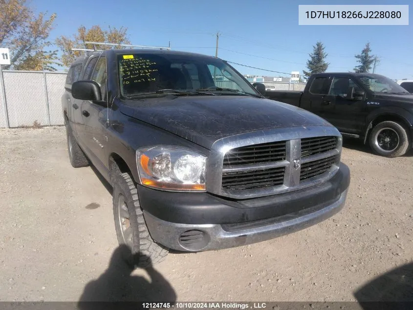 2006 Dodge Ram 1500 St VIN: 1D7HU18266J228080 Lot: 12124745