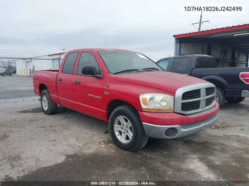 2006 Dodge Ram 1500 Slt VIN: 1D7HA18226J242499 Lot: 38831310