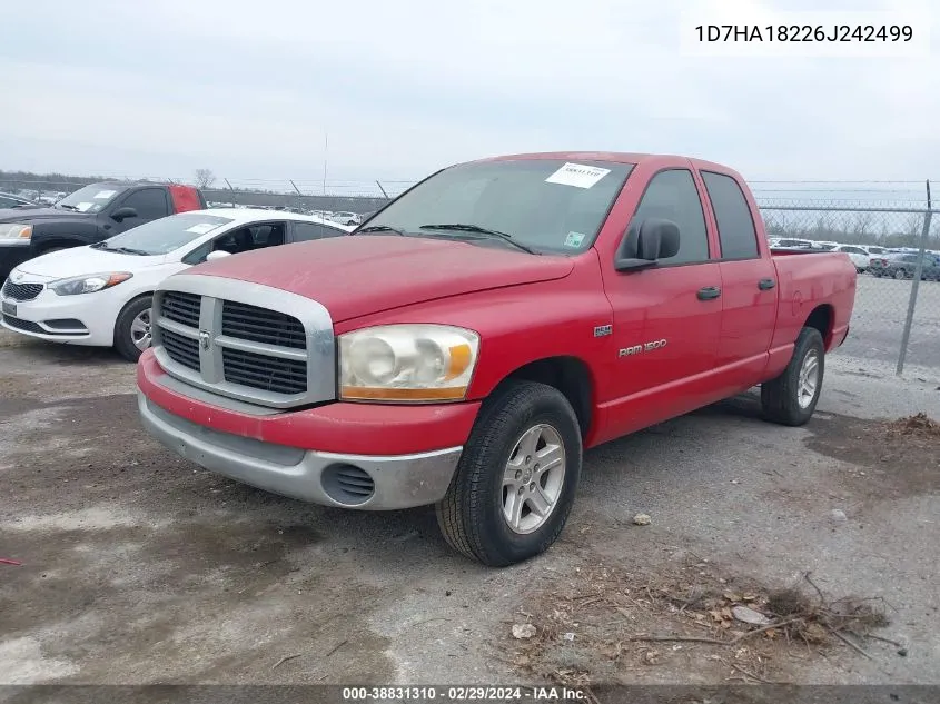 2006 Dodge Ram 1500 Slt VIN: 1D7HA18226J242499 Lot: 38831310