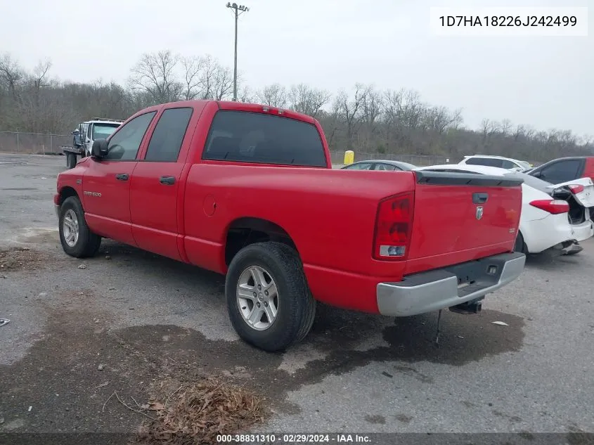 2006 Dodge Ram 1500 Slt VIN: 1D7HA18226J242499 Lot: 38831310