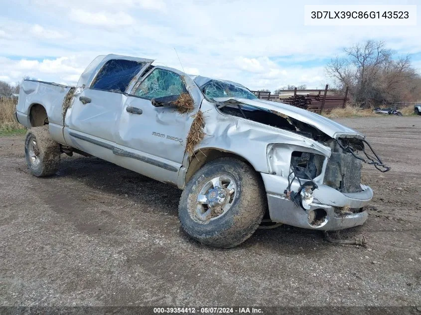 2006 Dodge Ram 3500 Slt VIN: 3D7LX39C86G143523 Lot: 39354412