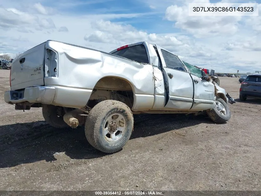 2006 Dodge Ram 3500 Slt VIN: 3D7LX39C86G143523 Lot: 39354412