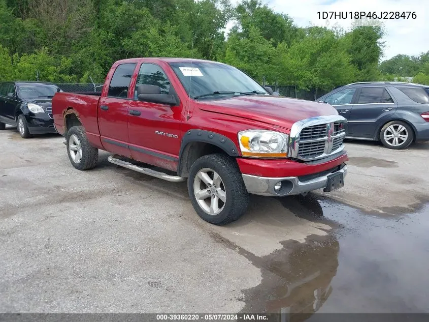 2006 Dodge Ram 1500 Slt/Trx4 Off Road/Sport VIN: 1D7HU18P46J228476 Lot: 39360220