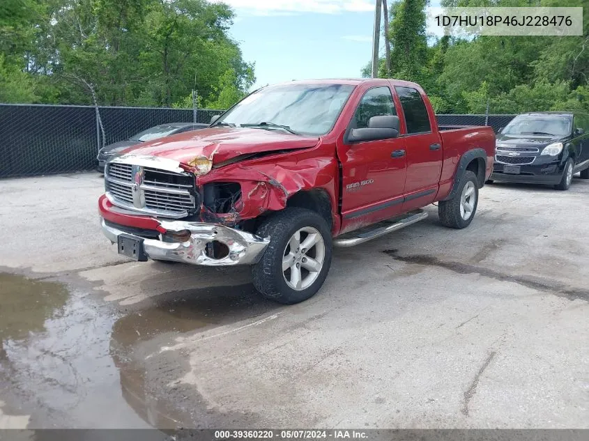 2006 Dodge Ram 1500 Slt/Trx4 Off Road/Sport VIN: 1D7HU18P46J228476 Lot: 39360220