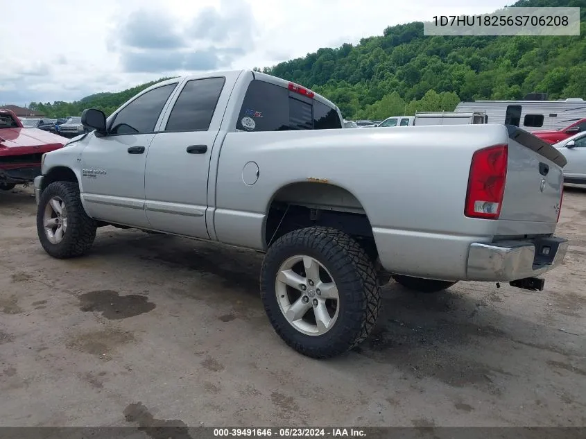 2006 Dodge Ram 1500 Slt/Trx4 Off Road/Sport VIN: 1D7HU18256S706208 Lot: 39491646