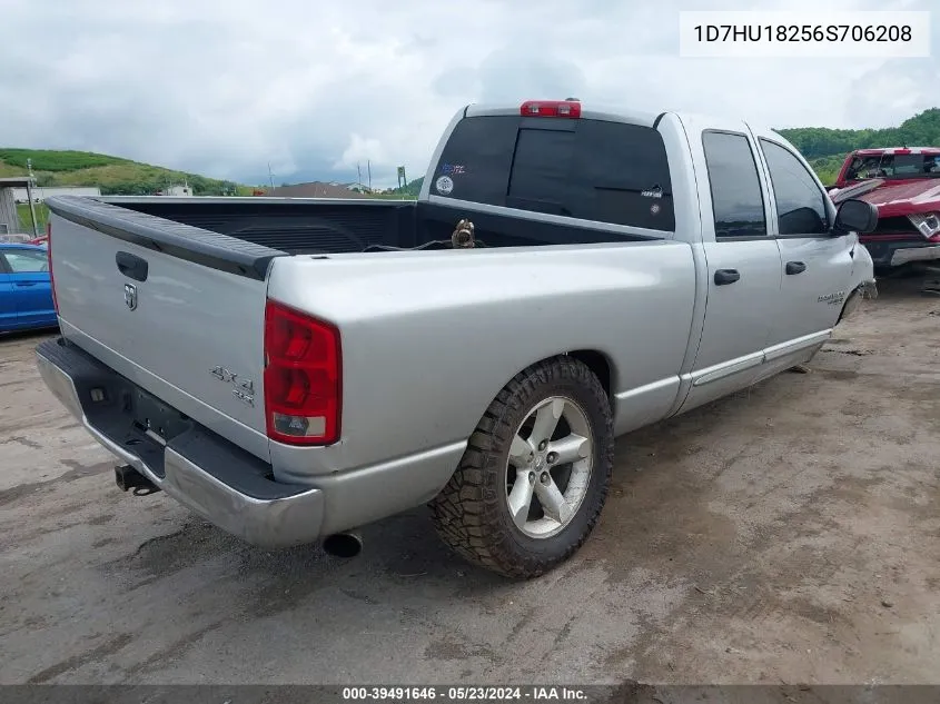 2006 Dodge Ram 1500 Slt/Trx4 Off Road/Sport VIN: 1D7HU18256S706208 Lot: 39491646