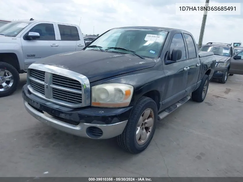 1D7HA18N36S685491 2006 Dodge Ram 1500 Slt