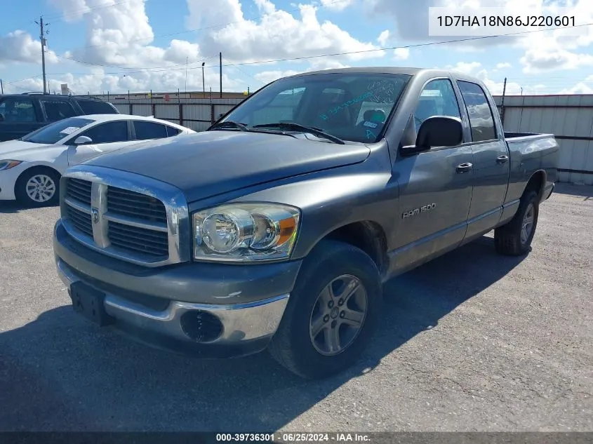 2006 Dodge Ram 1500 Slt VIN: 1D7HA18N86J220601 Lot: 39736301