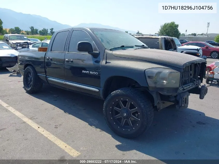 1D7HU18296J104756 2006 Dodge Ram 1500 Laramie