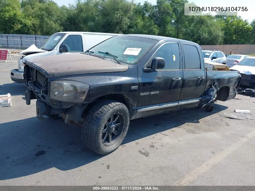 1D7HU18296J104756 2006 Dodge Ram 1500 Laramie