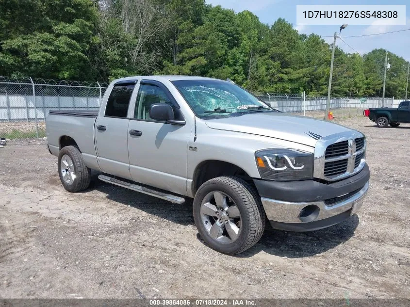 2006 Dodge Ram 1500 Slt/Trx4 Off Road/Sport VIN: 1D7HU18276S548308 Lot: 39884086