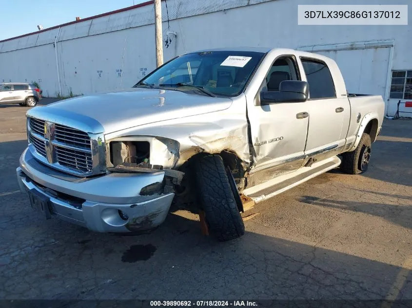 2006 Dodge Ram 3500 Laramie VIN: 3D7LX39C86G137012 Lot: 39890692