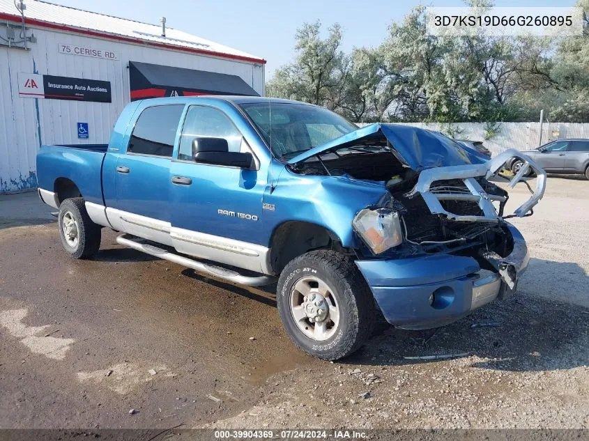 3D7KS19D66G260895 2006 Dodge Ram 1500 Laramie