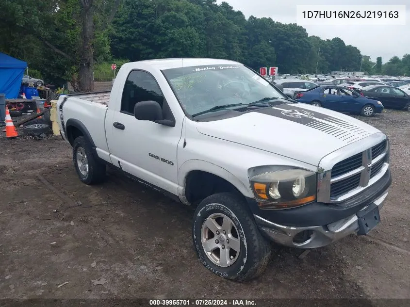 2006 Dodge Ram 1500 St VIN: 1D7HU16N26J219163 Lot: 39955701