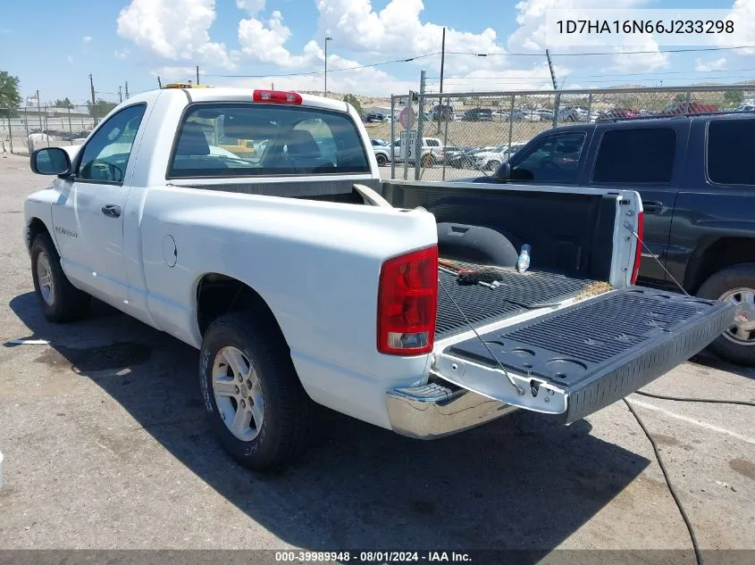 2006 Dodge Ram 1500 Slt VIN: 1D7HA16N66J233298 Lot: 39989948