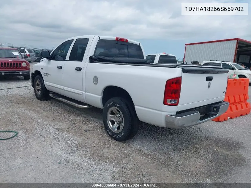 2006 Dodge Ram 1500 Slt VIN: 1D7HA18266S659702 Lot: 40006684