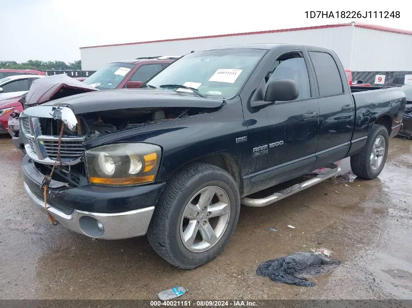 1D7HA18226J111248 2006 Dodge Ram 1500 Slt