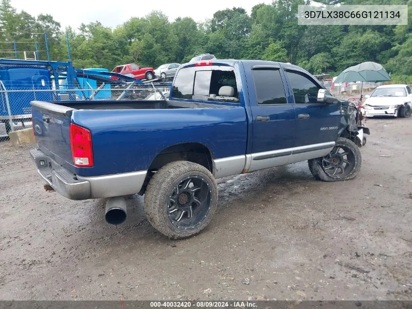 2006 Dodge Ram 3500 Slt/Trx4 Off Road/Sport VIN: 3D7LX38C66G121134 Lot: 40032420