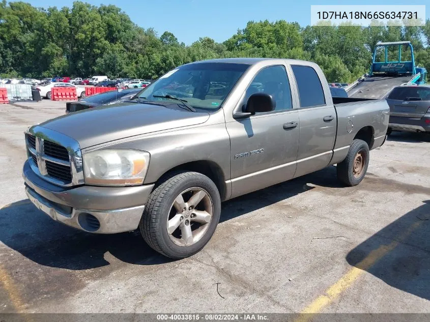 2006 Dodge Ram 1500 Slt VIN: 1D7HA18N66S634731 Lot: 40033815