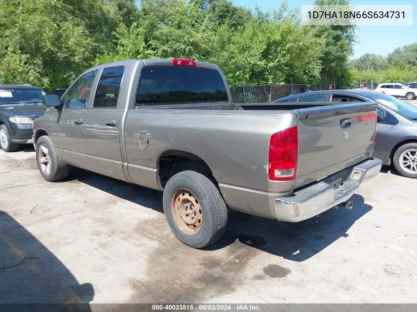 2006 Dodge Ram 1500 Slt VIN: 1D7HA18N66S634731 Lot: 40033815