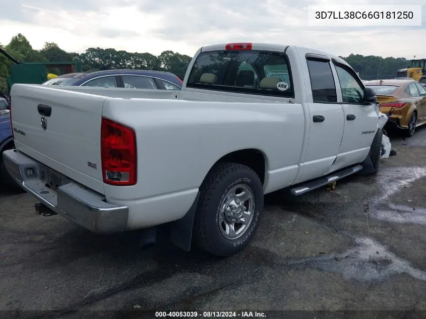 3D7LL38C66G181250 2006 Dodge Ram 3500 Slt/Sport