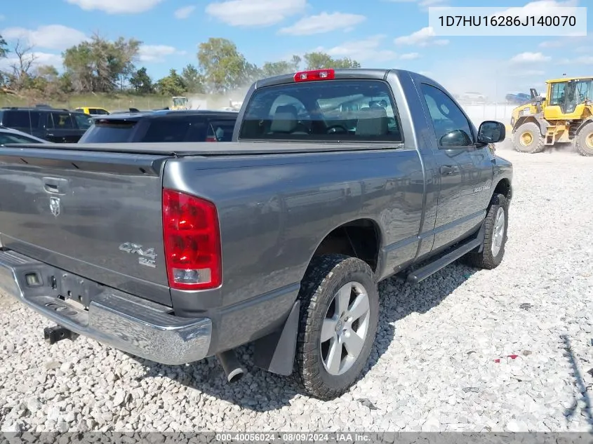 1D7HU16286J140070 2006 Dodge Ram 1500 Slt/Trx4 Off Road/Sport