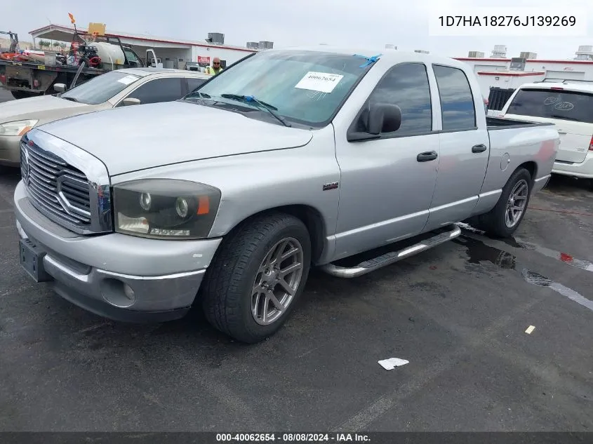 2006 Dodge Ram 1500 Slt VIN: 1D7HA18276J139269 Lot: 40062654