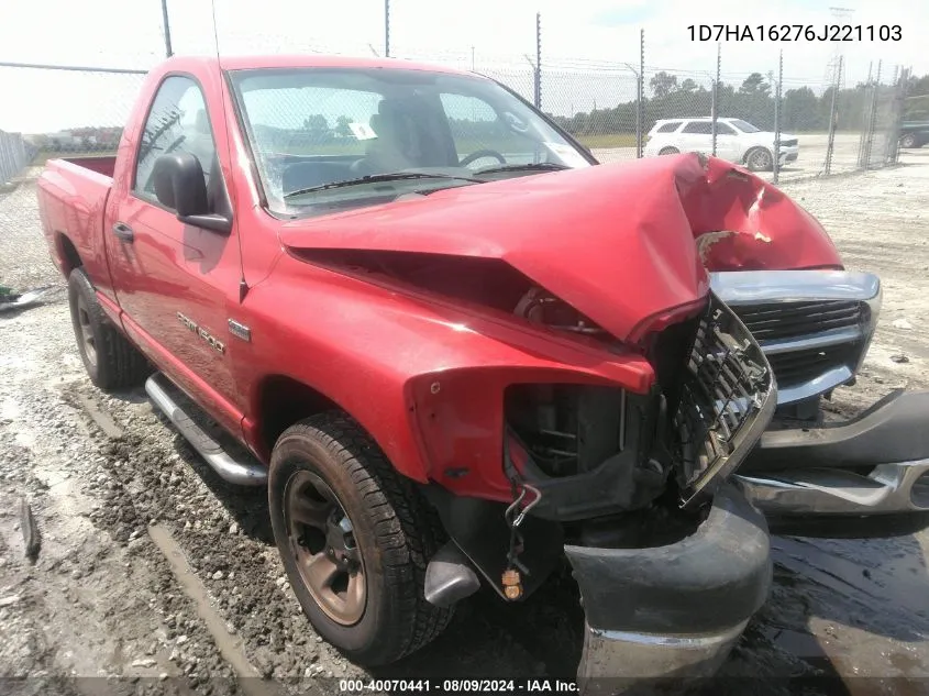 1D7HA16276J221103 2006 Dodge Ram 1500 St