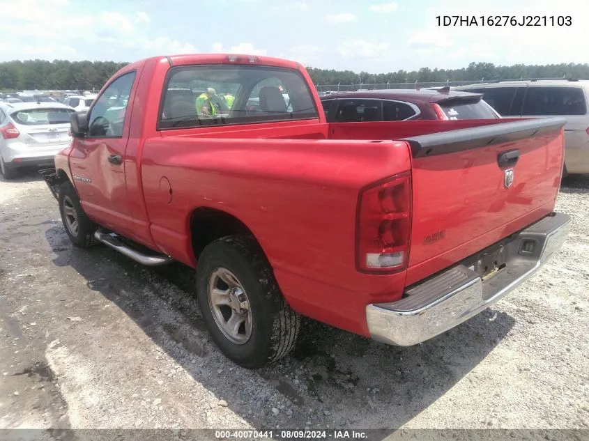 1D7HA16276J221103 2006 Dodge Ram 1500 St