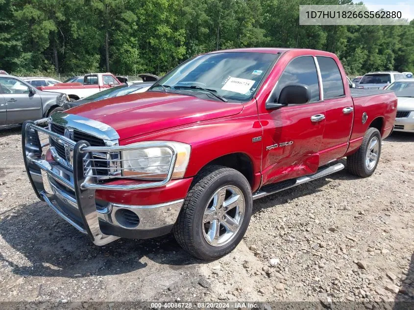 2006 Dodge Ram 1500 Slt/Trx4 Off Road/Sport VIN: 1D7HU18266S562880 Lot: 40086728