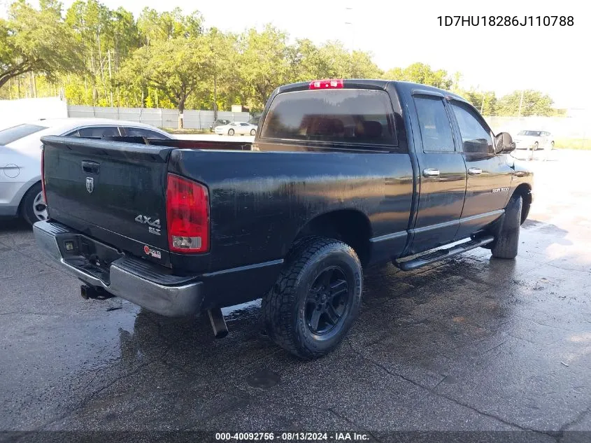 1D7HU18286J110788 2006 Dodge Ram 1500 Slt/Trx4 Off Road/Sport