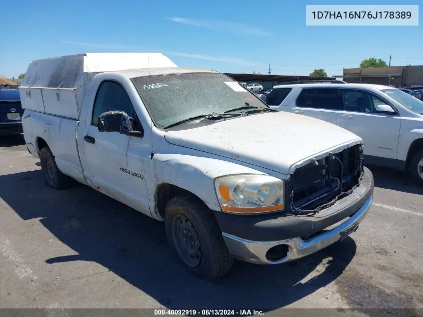 1D7HA16N76J178389 2006 Dodge Ram 1500 St