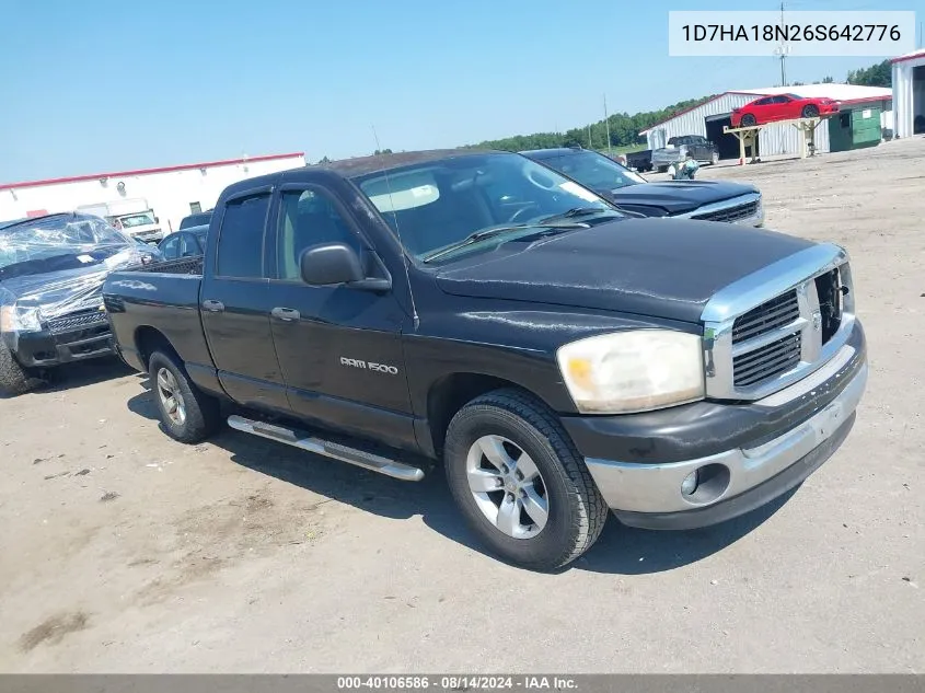 2006 Dodge Ram 1500 St/Slt VIN: 1D7HA18N26S642776 Lot: 40106586