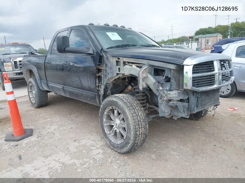 2006 Dodge Ram 2500 Slt/Trx4 Off Road/Sport/Power Wagon VIN: 1D7KS28C06J128695 Lot: 40179060