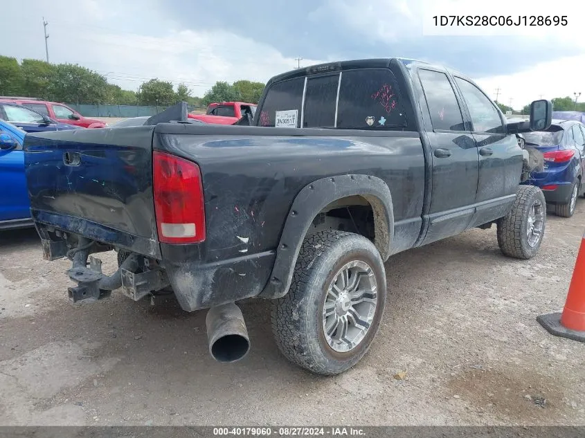 2006 Dodge Ram 2500 Slt/Trx4 Off Road/Sport/Power Wagon VIN: 1D7KS28C06J128695 Lot: 40179060