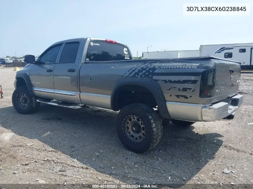 2006 Dodge Ram 3500 Laramie VIN: 3D7LX38CX6G238845 Lot: 40180552