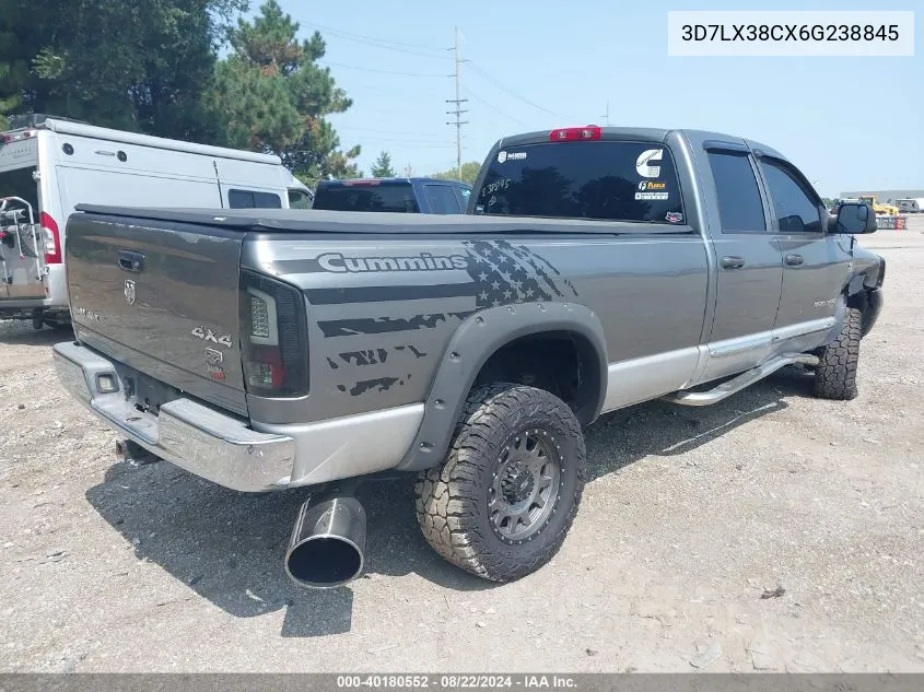 2006 Dodge Ram 3500 Laramie VIN: 3D7LX38CX6G238845 Lot: 40180552