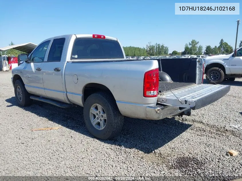 2006 Dodge Ram 1500 Slt/Trx4 Off Road/Sport VIN: 1D7HU18246J102168 Lot: 40202042