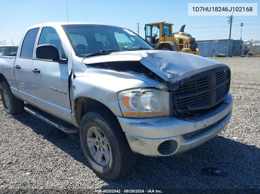 2006 Dodge Ram 1500 Slt/Trx4 Off Road/Sport VIN: 1D7HU18246J102168 Lot: 40202042