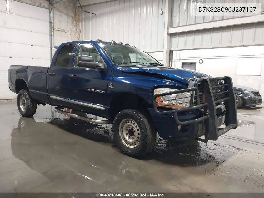 2006 Dodge Ram 2500 Laramie VIN: 1D7KS28C96J237107 Lot: 40213605