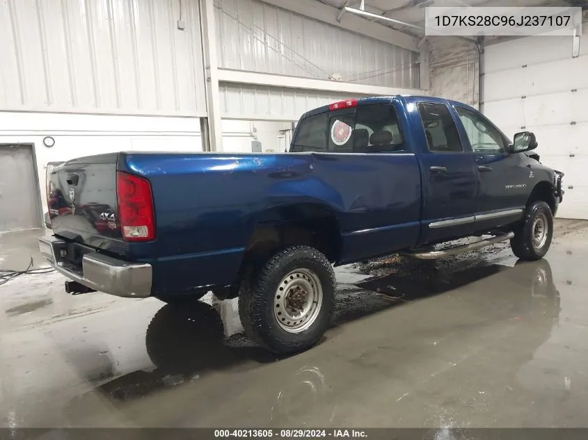 2006 Dodge Ram 2500 Laramie VIN: 1D7KS28C96J237107 Lot: 40213605