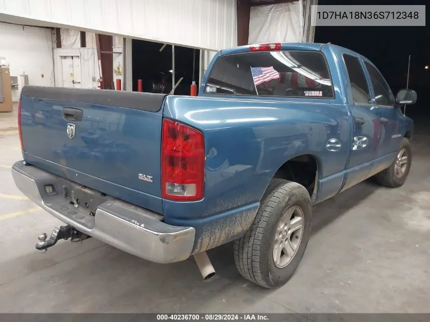 1D7HA18N36S712348 2006 Dodge Ram 1500 Slt