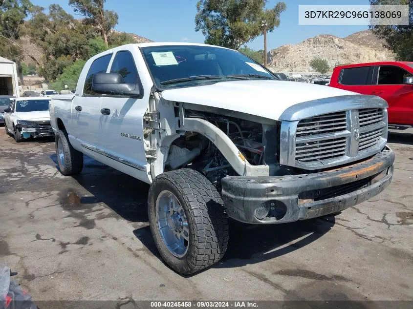 2006 Dodge Ram 2500 Laramie VIN: 3D7KR29C96G138069 Lot: 40245458