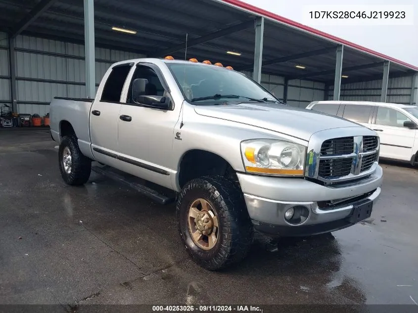 2006 Dodge Ram 2500 Slt/Trx4 Off Road/Sport/Power Wagon VIN: 1D7KS28C46J219923 Lot: 40253026